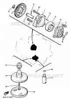 OLIEPOMP voor Yamaha XJ600H (53KW) 1989