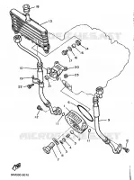 OLIEKOELER voor Yamaha XJ600H (53KW) 1989