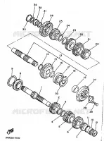 TRANSMISSIE voor Yamaha XJ600H (53KW) 1989
