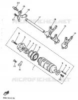 SCHAKELWALS / VORKEN voor Yamaha XJ600H (53KW) 1989