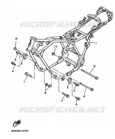 FRAME voor Yamaha XJ600H (53KW) 1989