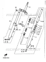 VOORVORK voor Yamaha XJ600H (53KW) 1989