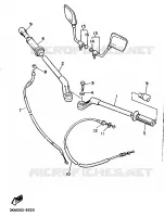 STUUR / KABEL voor Yamaha XJ600H (53KW) 1989