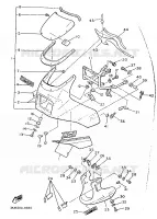 KUIPDEEL VOOR voor Yamaha XJ600H (53KW) 1989