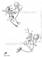 STUURSCHAKELAAR / HEVEL voor Yamaha XJ600H (53KW) 1989