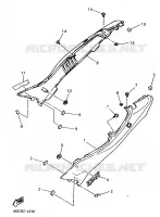 ZIJKUIPDEEL voor Yamaha XJ600N 1994