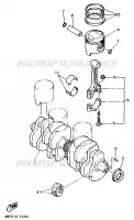 KRUKAS / ZUIGER voor Yamaha XJ600N 1994
