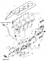 CARBURATEUR 2 voor Yamaha XJ600N 1994