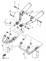 UITLAAT voor Yamaha XJ600N 1994