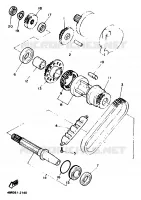 STARTMOTOR KOPPELINGS voor Yamaha XJ600N 1994