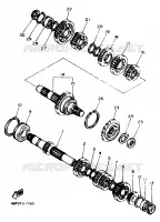 TRANSMISSIE voor Yamaha XJ600N 1994