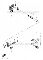 SCHAKEL PEDAAL voor Yamaha XJ600N 1994