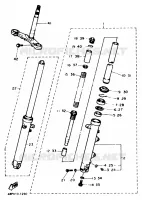 VOORVORK voor Yamaha XJ600N 1994