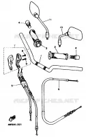 STUUR / KABEL voor Yamaha XJ600N 1994