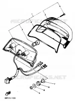 ACHTERLICHT voor Yamaha XJ600N 1994