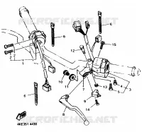 STUURSCHAKELAAR / HEVEL voor Yamaha XJ600N 1994