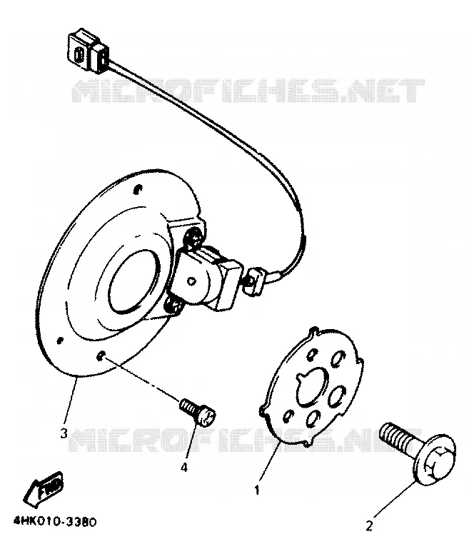 DYNAMO PICKUP Yamaha MOTO 600 1994 XJN  XJ600N