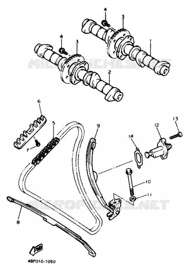 NOKKENAS / KETTING Yamaha MOTO 600 1994 XJN  XJ600N