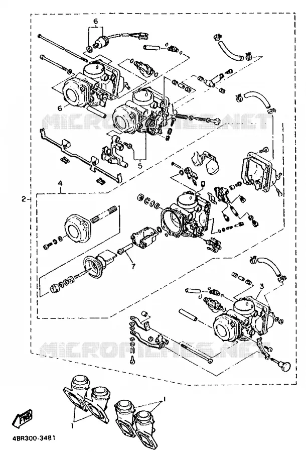 ALTERNATIEF MOTOR - FOR SWEDEN Yamaha MOTO 600 1995 XJN  XJ600N