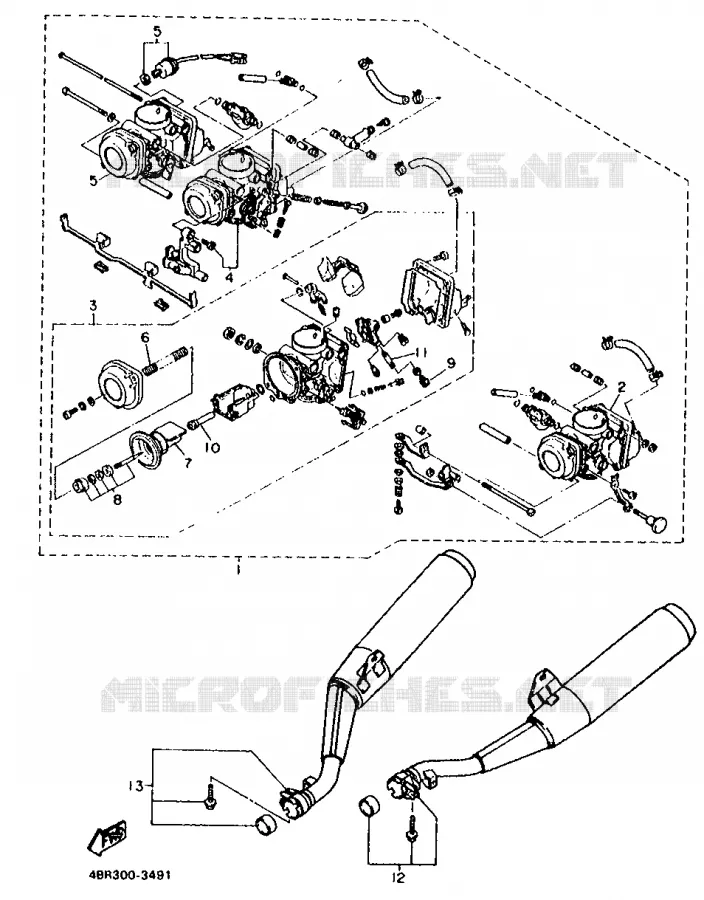 ALTERNATIEF MOTOR - FOR SWITZERLAND / AUSTRIA Yamaha MOTO 600 1995 XJN  XJ600N