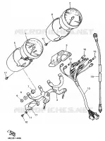 TELLERSET voor Yamaha XJ600N 1996