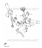 STUURSCHAKELAAR / HEVEL voor Yamaha XJ600N 1996