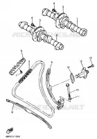 NOKKENAS / KETTING voor Yamaha XJ600N 1996