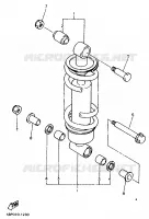 ACHTER SCHOKBREKER voor Yamaha XJ600N 1996