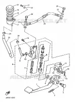 REMPOMP ACHTER voor Yamaha XJ600N 1996