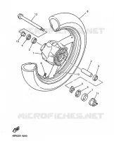 VOORWIEL voor Yamaha XJ600N 1998