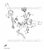 STUURSCHAKELAAR / HEVEL voor Yamaha XJ600N 1998
