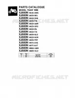 * CATALOG PREFACE * voor Yamaha XJ600N 1998