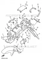 SPATBORD voor Yamaha XJ600N 1998