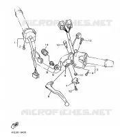 STUURSCHAKELAAR / HEVEL voor Yamaha XJ600N 1998