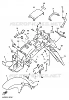 SPATBORD voor Yamaha XJ600N 1998