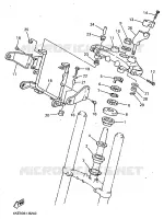 STUUR voor Yamaha XJ600N 1998