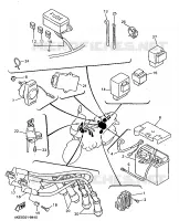 ELECTRISCH 1 voor Yamaha XJ600N 1998