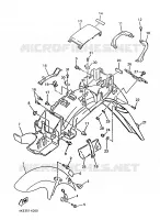 SPATBORD voor Yamaha XJ600N (37KW) 1996