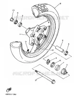 VOORWIEL voor Yamaha XJ600N (37KW) 1996