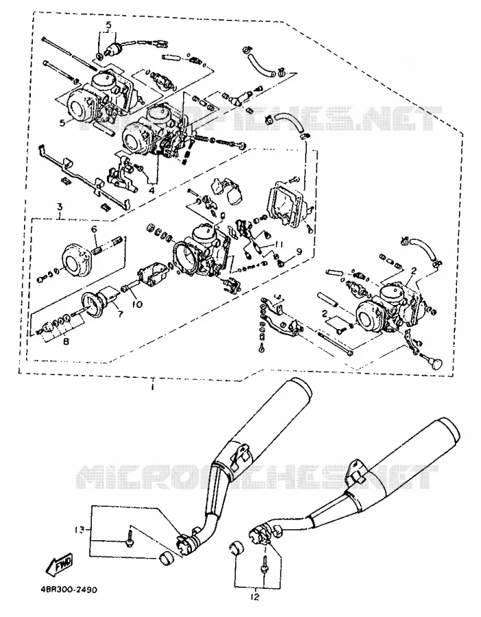ALTERNATIEF MOTOR - FOR ENGLAND Yamaha MOTO 600 1992 XJS DIVERSION  XJ600S
