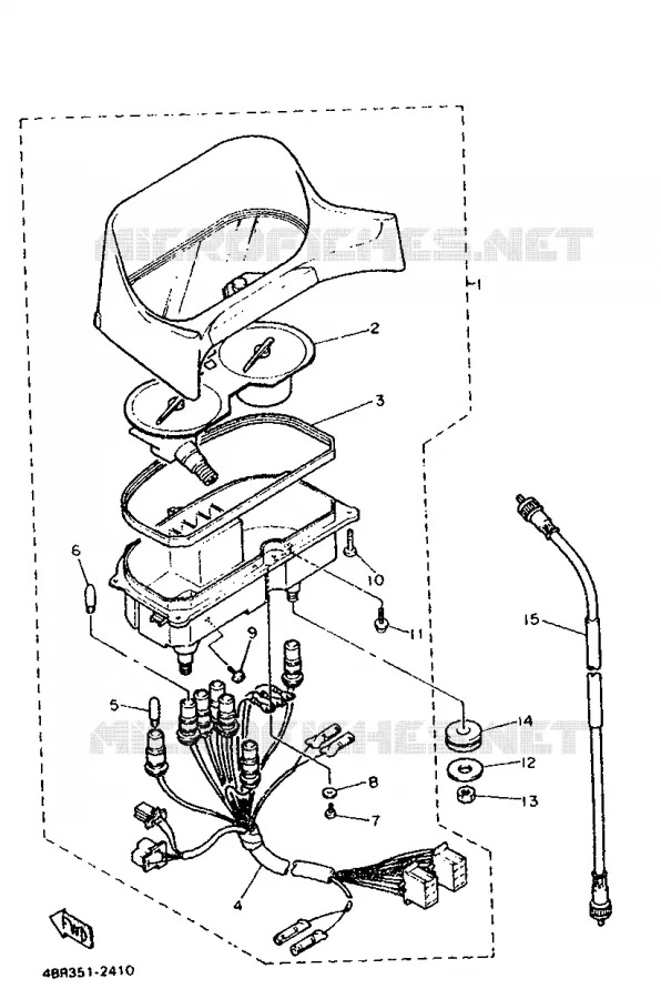 TELLERSET Yamaha MOTO 600 1992 XJS DIVERSION  XJ600S
