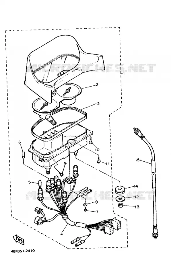 TELLERSET Yamaha MOTO 600 1992 XJS DIVERSION  XJ600S