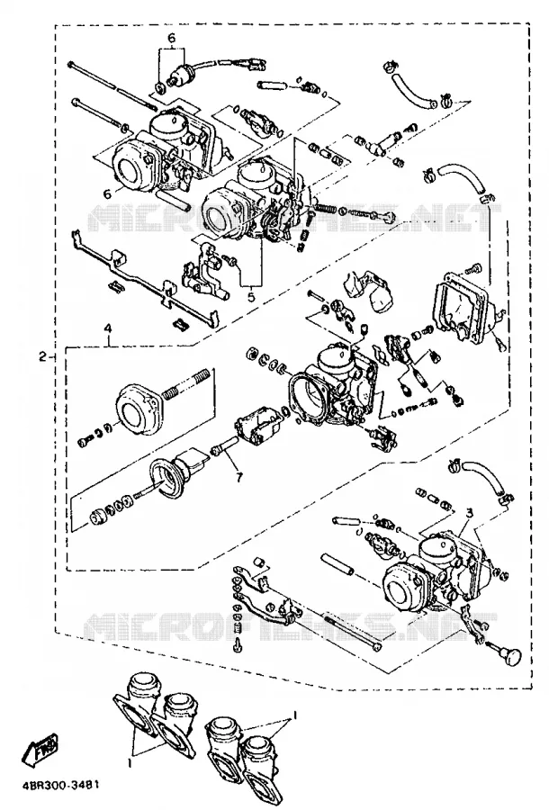 ALTERNATIEF MOTOR - FOR SWEDEN Yamaha MOTO 600 1994 XJS DIVERSION  XJ600S