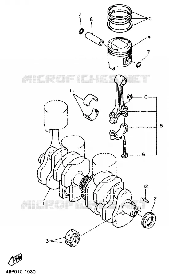 KRUKAS / ZUIGER Yamaha MOTO 600 1994 XJS DIVERSION  XJ600S