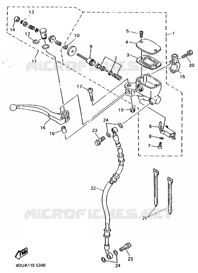 POMP VOOR Yamaha MOTO 600 1995 XJS DIVERSION  XJ600S