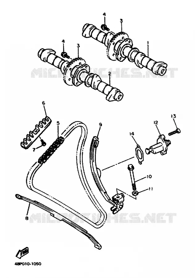 NOKKENAS / KETTING Yamaha MOTO 600 1996 XJS DIVERSION  XJ600S