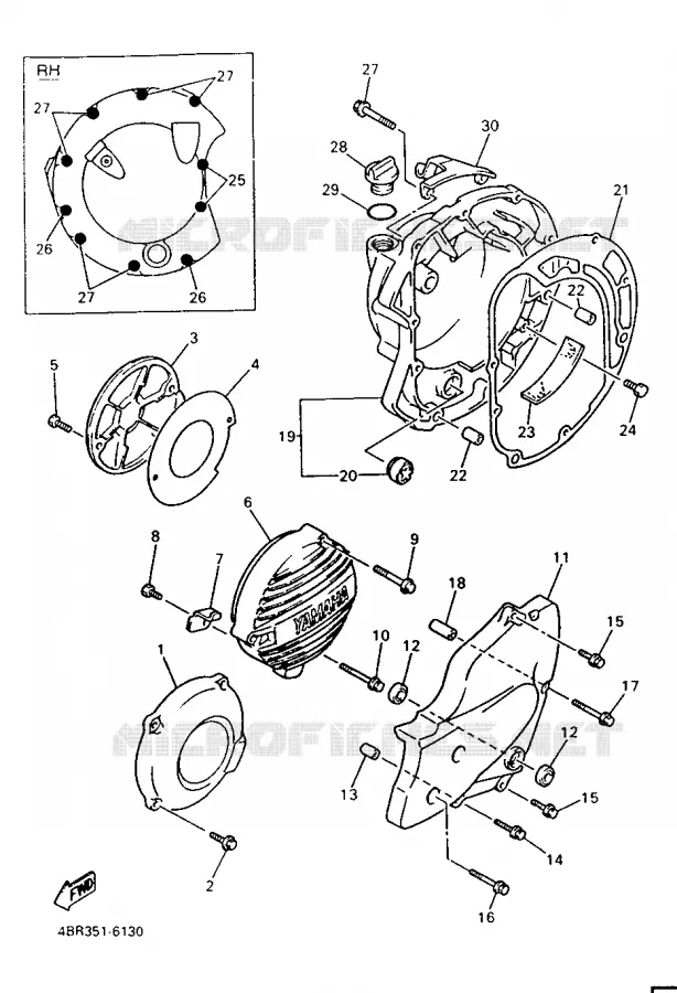 DEKSEL - MOTOR 1 Yamaha MOTO 600 1999 XJS DIVERSION  XJ600S