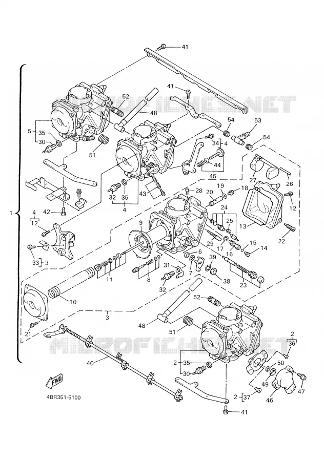 CARBURATEUR  Yamaha MOTO 600 2001 XJS DIVERSION  XJ600S