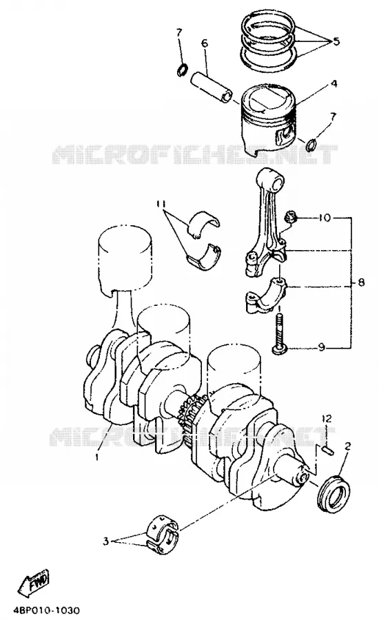 KRUKAS / ZUIGER Yamaha MOTO 600 1994 XJS DIVERSION  XJ600S (37KW)