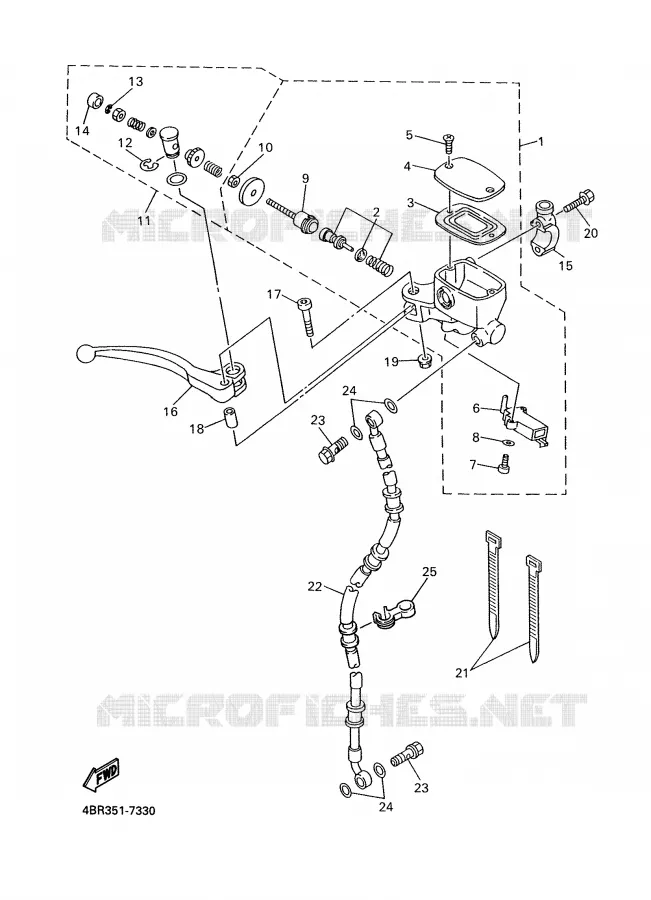 POMP VOOR Yamaha MOTO 600 1997 XJS DIVERSION  XJ600S